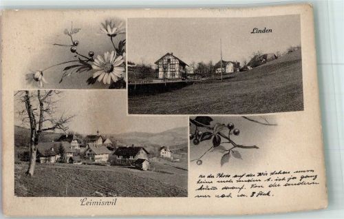 4935 Leimiswil Lindenholz 1920 Foto AK Liden