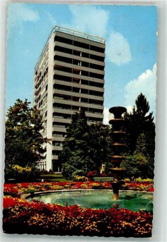 2500 Biel/Bienne 1962 Foto AK Hochhaus Stadtpark