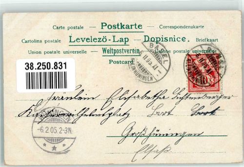 8000 Zürich 1905 Foto AK Limatquai Polytechnicum