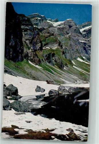 8784 Braunwald Winter Oberblegisee am Glärnisch