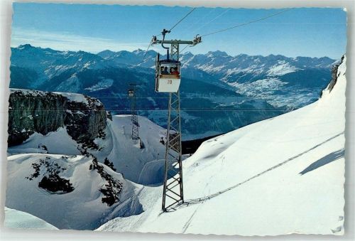 3963 Montana Winter Seilbahn Montana-Crans