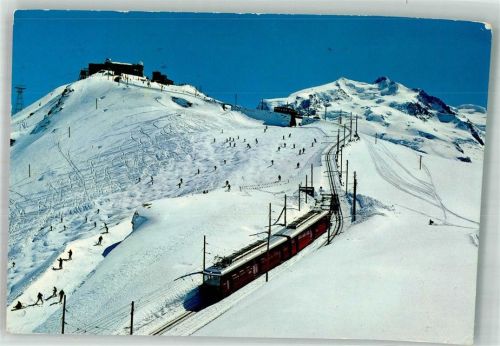 3920 Zermatt 1970 Winter Zahnradbahn Gornergratbahn