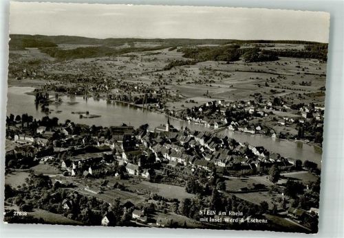 8260 Stein am Rhein Foto AK Insel Werd und Eschenz