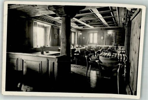 7500 St. Moritz Foto AK Gasthaus Chesa Veglia 1658
