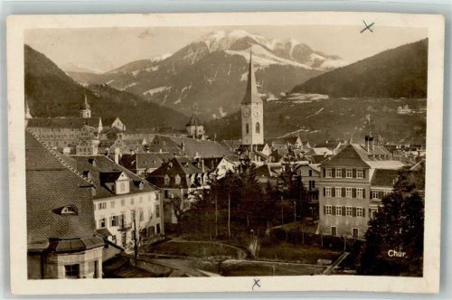 7000 Chur Coire 1928 Foto AK