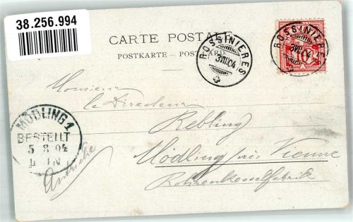 1658 Rossinière 1904 Foto AK Kirche