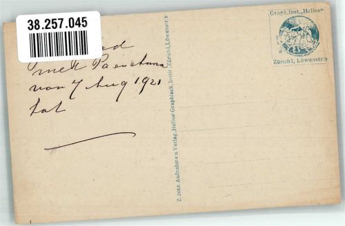 3600 Thun 1921 Foto AK Obere Wart Dampfer
