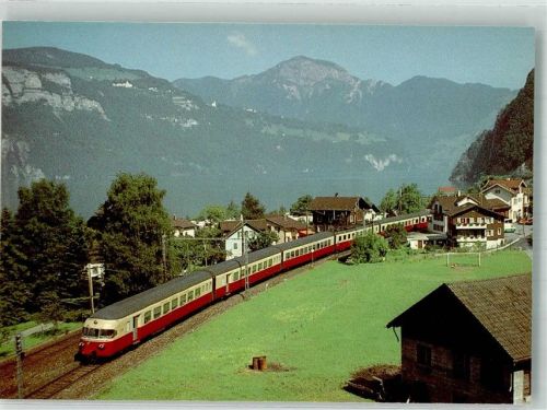 6452 Sisikon Foto AK Eisenbahn TEE Gottardo