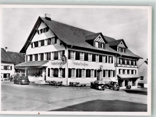 8157 Dielsdorf Foto AK Auto Gasthaus zur Sonne