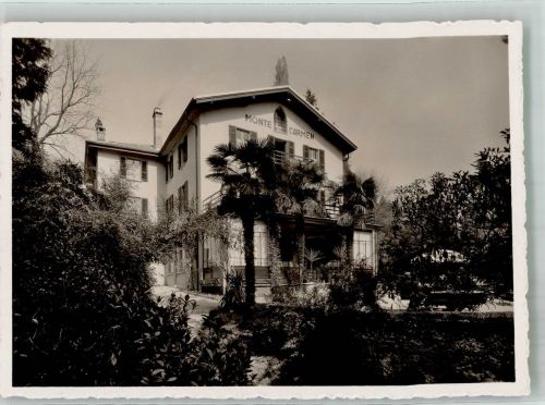 6900 Lugano Foto AK Pension Monte Carmen