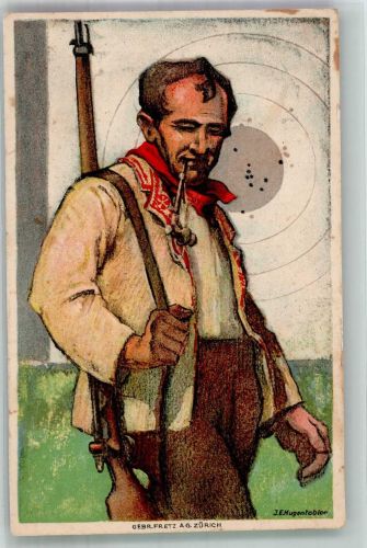 1000 Lausanne Losanna Lithographie Schützenfest Schützenverein Carabiniers 1824 -1924
