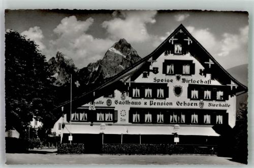 6440 Brunnen Foto AK Gasthaus Pension Ochsen