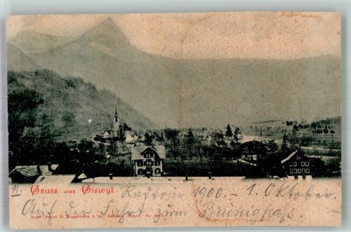 6074 Giswil 1900 Foto AK