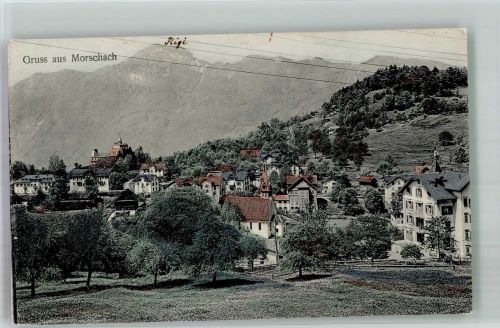 6443 Morschach 1908 Foto AK