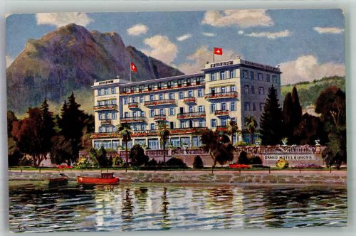 6900 Lugano Foto AK Grand Hotel Europe