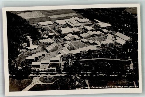 3000 Bern Berne Foto AK Fliegeraufnahme Ausstellung für Frauenarbeit 1928
