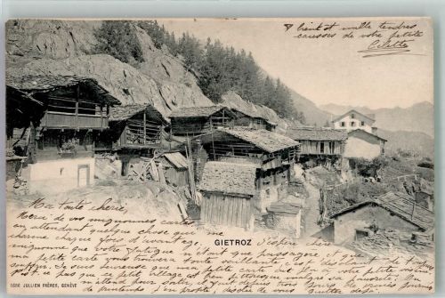 1925 Gietroz Finhaut 1902 Foto AK