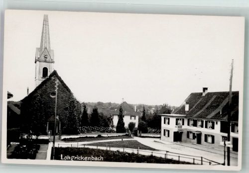 8585 Langrickenbach Foto AK Kirche
