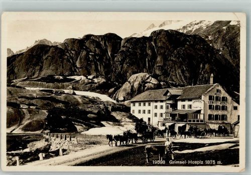Guttannen Grimsel Hospiz Postkutsche Schweiz
