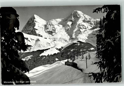 Winter Mürenbahn m. Eiger u. Mönch