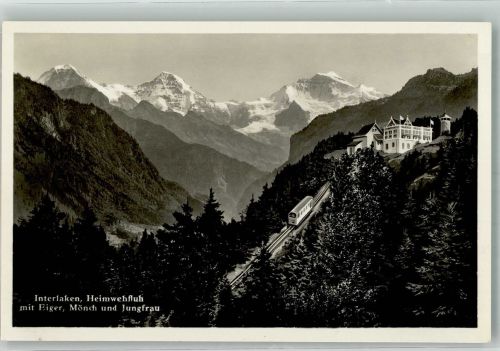 3800 Interlaken - Heimwehfluh m. Eiger Mönch u. Jungfrau