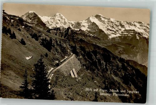 Schynige Platte Eiger Mönch u. Jungfrau