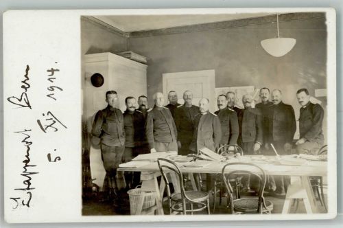 Bern Berne Kommando Etappenort Endetappen-Feldpost 4 Militär Schweiz 1914