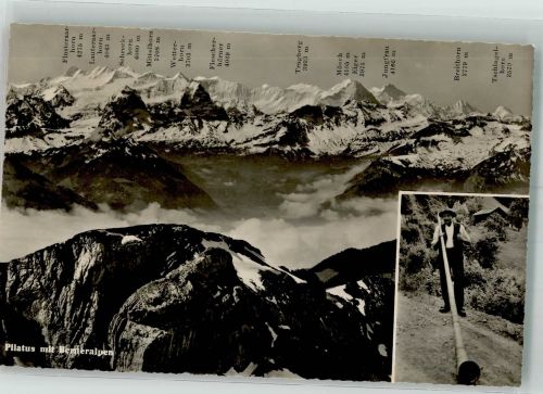Bläser Pillatus m. Berneralpen Alphorn
