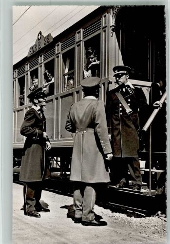 1947 Foto AK Spanisch-Brötli-Bahn Hundert Jahre Schweizer Eisenbahnen Photoglob 10