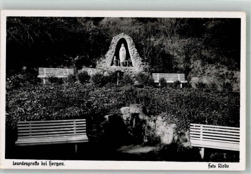 8810 Horgen Foto AK Lourdesgrotte Foto Riede