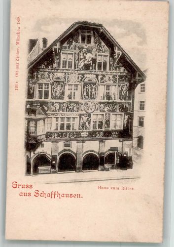8200 Schaffhausen Sciaffusa Foto AK Haus zum Ritter