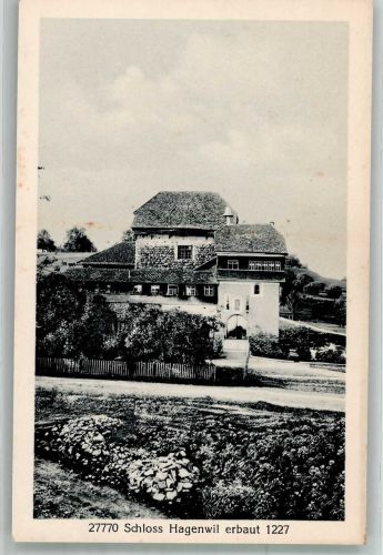 8580 Hagenwil b. Amriswil Foto AK Schloss