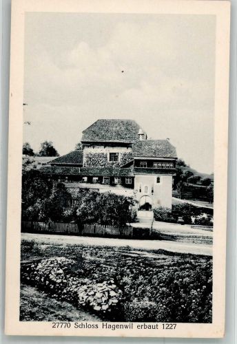 8580 Hagenwil b. Amriswil Foto AK Schloss
