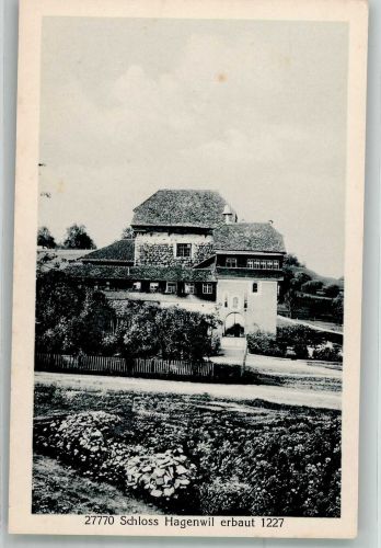 8580 Hagenwil b. Amriswil Foto AK Schloss