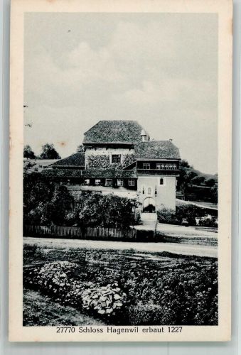 8580 Hagenwil b. Amriswil Foto AK Schloss