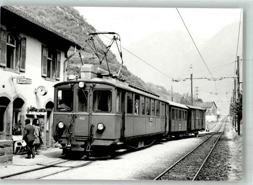 6534 S. Vittore 1972 Foto AK Bahnhof Eisenbahn Zug 949
