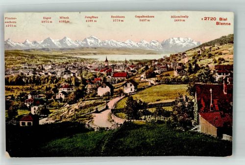 2500 Biel/Bienne 1911 Foto AK