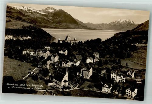 6443 Morschach Foto AK Vierwaldstättersee Pilatus