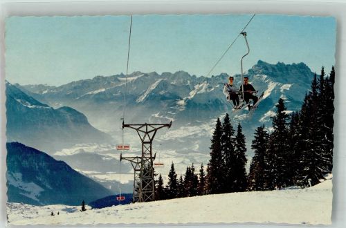 1854 Leysin Winter Skilift