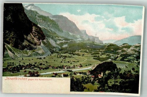 3862 Innertkirchen Foto AK Aereschlucht