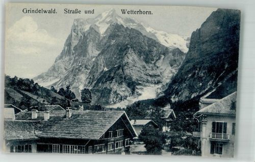 3818 Grindelwald Foto AK Wetterhorn