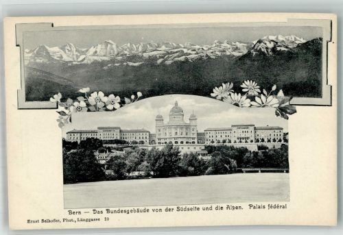 3000 Bern Berne Foto AK Bundesgebäude Südseite