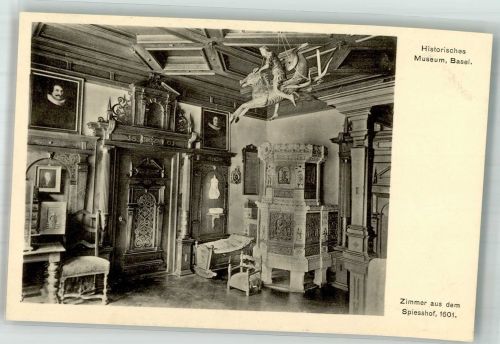 4000 Basel Bâle Foto AK Ausstellung Historisches Museum