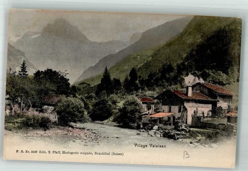 7208 Malans GR Foto AK Vilan Village Valaisan