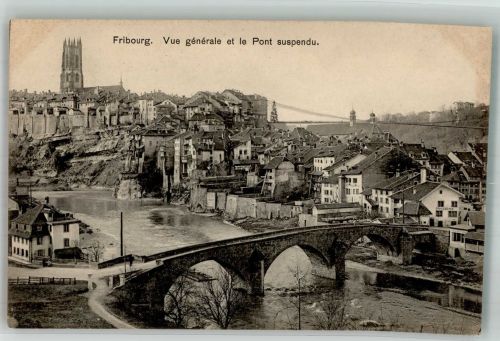 1700 Fribourg Freiburg Foto AK