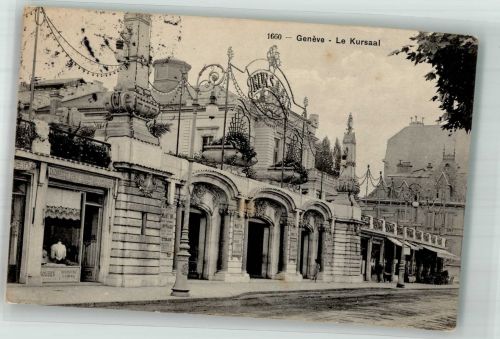 1200 Genève Genf 1913 Foto AK Kursaal