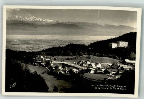 1264 St-Cergue Foto AK Mont-Blanc