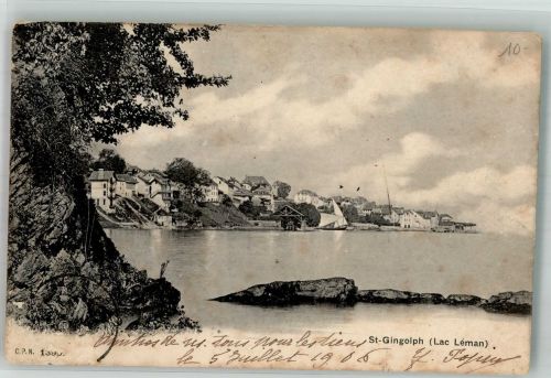 1898 St-Gingolph 1906 Foto AK