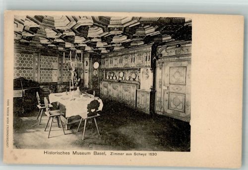 4000 Basel Bâle Foto AK Ausstellung Historisches Musem