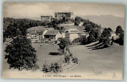 1264 St-Cergue 1909 Foto AK Hotel